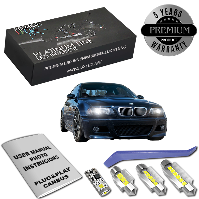 BMW E46 LED Интериорен Комплект