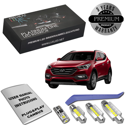 Hyundai Santa Fe LED Интериорен Комплект