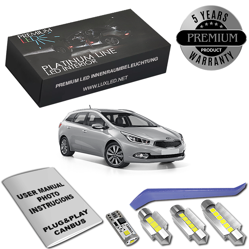 KIA Ceed JD kombi LED Интериорен Комплект