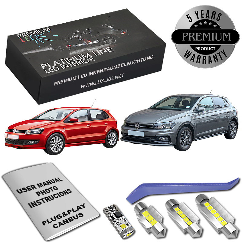 VW Polo 6R LED Интериорен Комплект