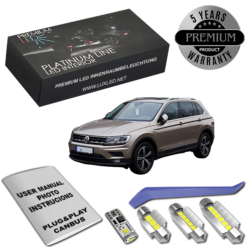 VW Tiguan ADR LED Интериорен Комплект